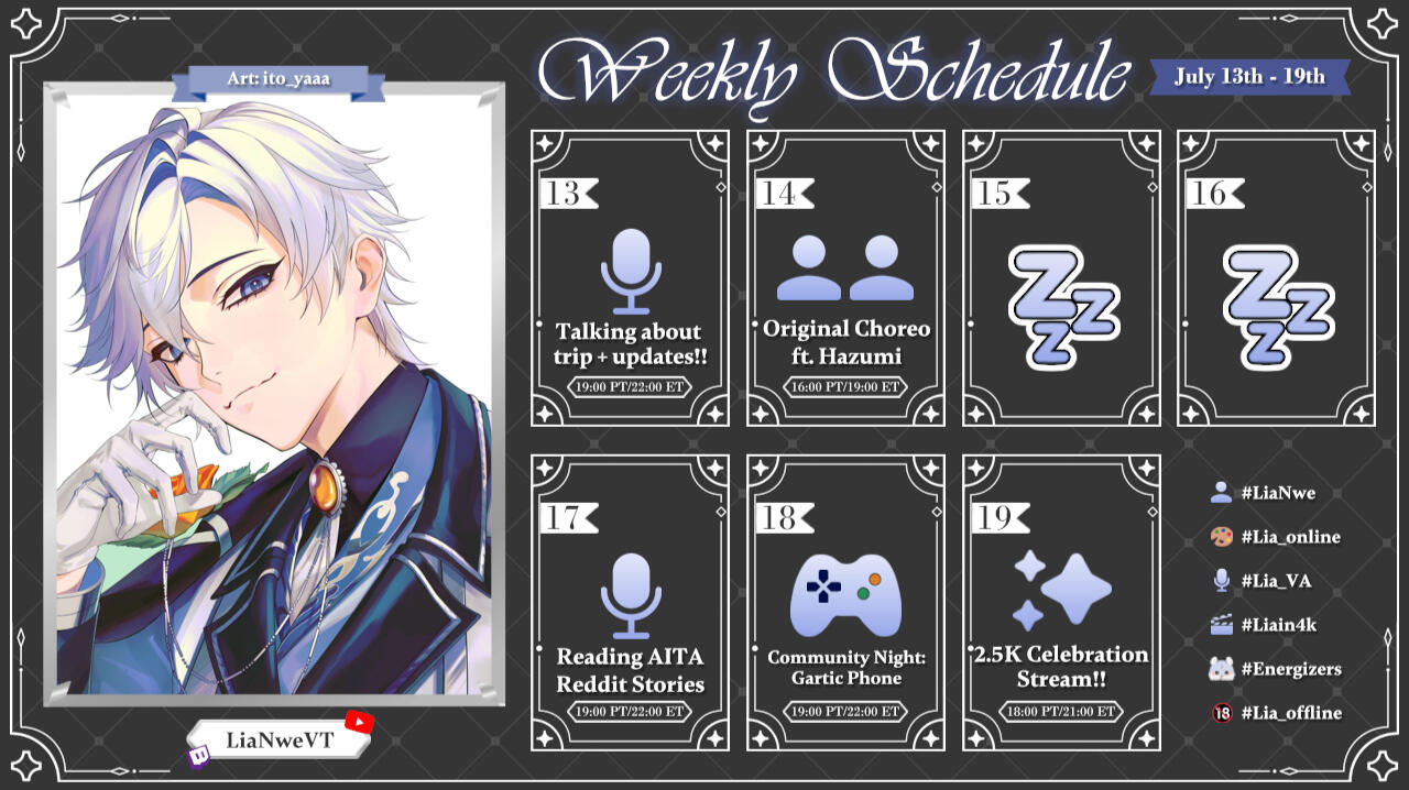 Stream Schedule